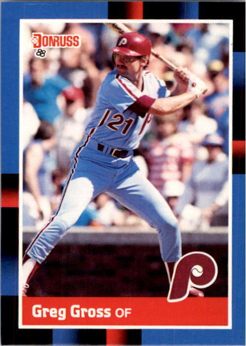 1988 Greg Gross Donruss Baseball Card #412