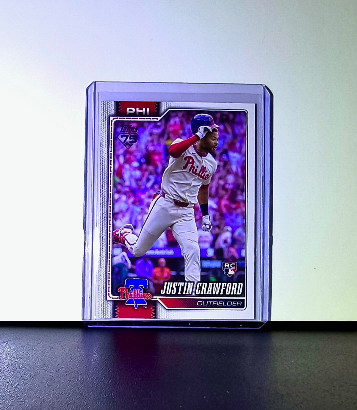 Justin Crawford Rookie 2026 Topps Update MLB #US2 Card Philadelphia Phillies