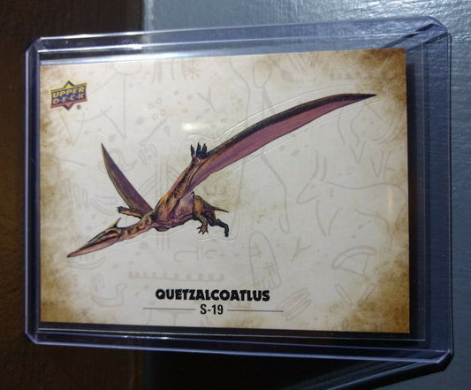 2015 Upper Deck Dinosaurs Quetzalcoatlus #S-19 Trading Sticker Card