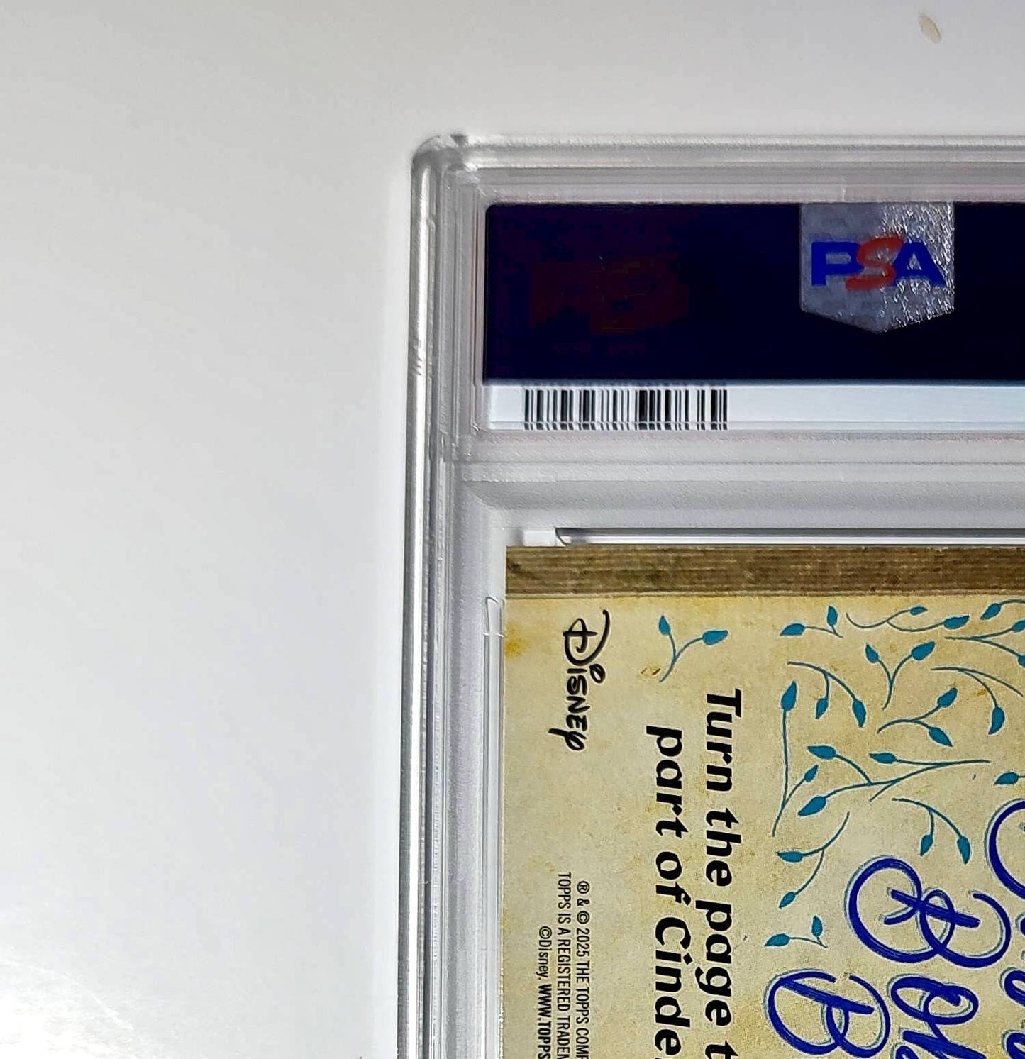 So this is love 2025 Topps Disney #C75-17 Card Cinderella 75th Story PSA 10