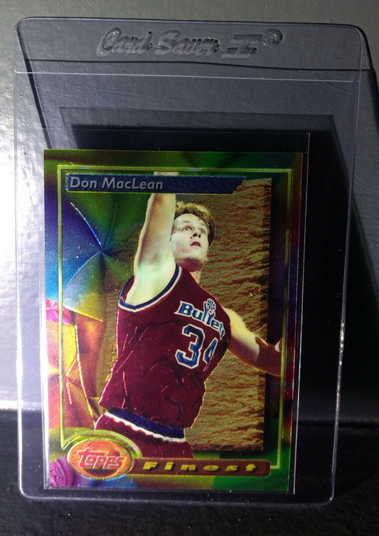 1993-94 Topps Finest Don MacLean #10 Basketball Card