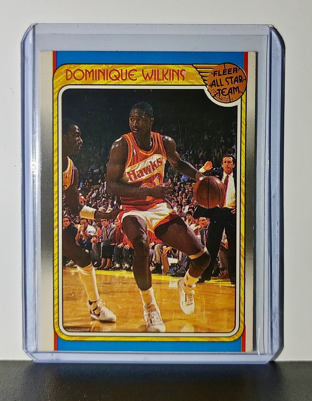 Dominique Wilkins 1988 Fleer All Star Team NBA #125 Card Atlanta Hawks
