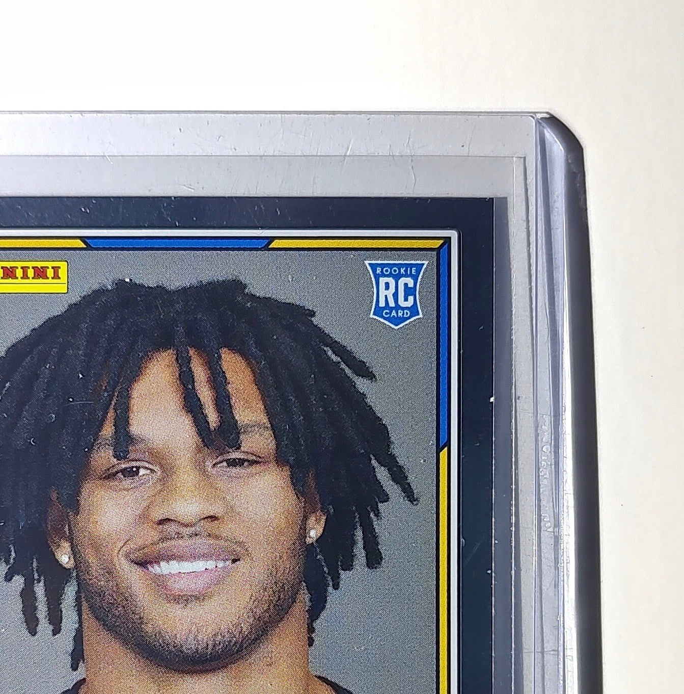 Omarion Hampton 2025 Panini NFL #79 Foil Sticker Card Los Angeles Chargers