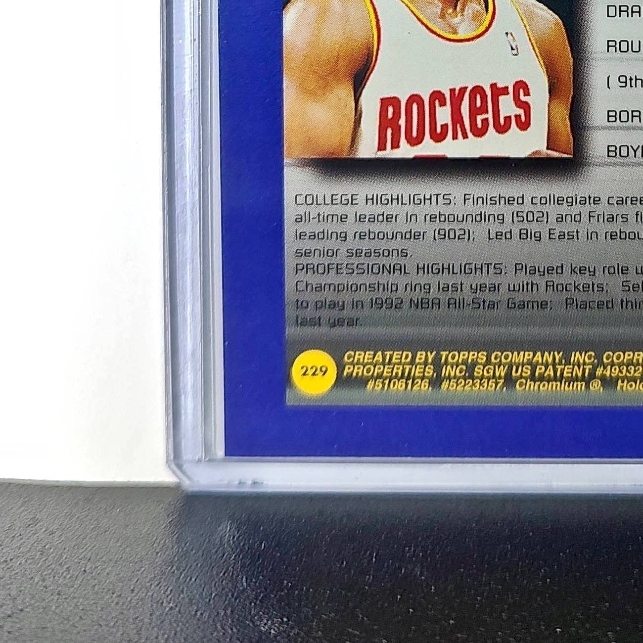 Otis Thorpe 1994-95 Topps Finest #229 Collegiate Best