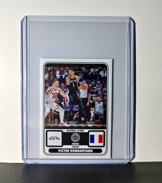 Victor Wembanyama Global Icons 2024-25 Panini NBA #59 Sticker San Antonio Spurs