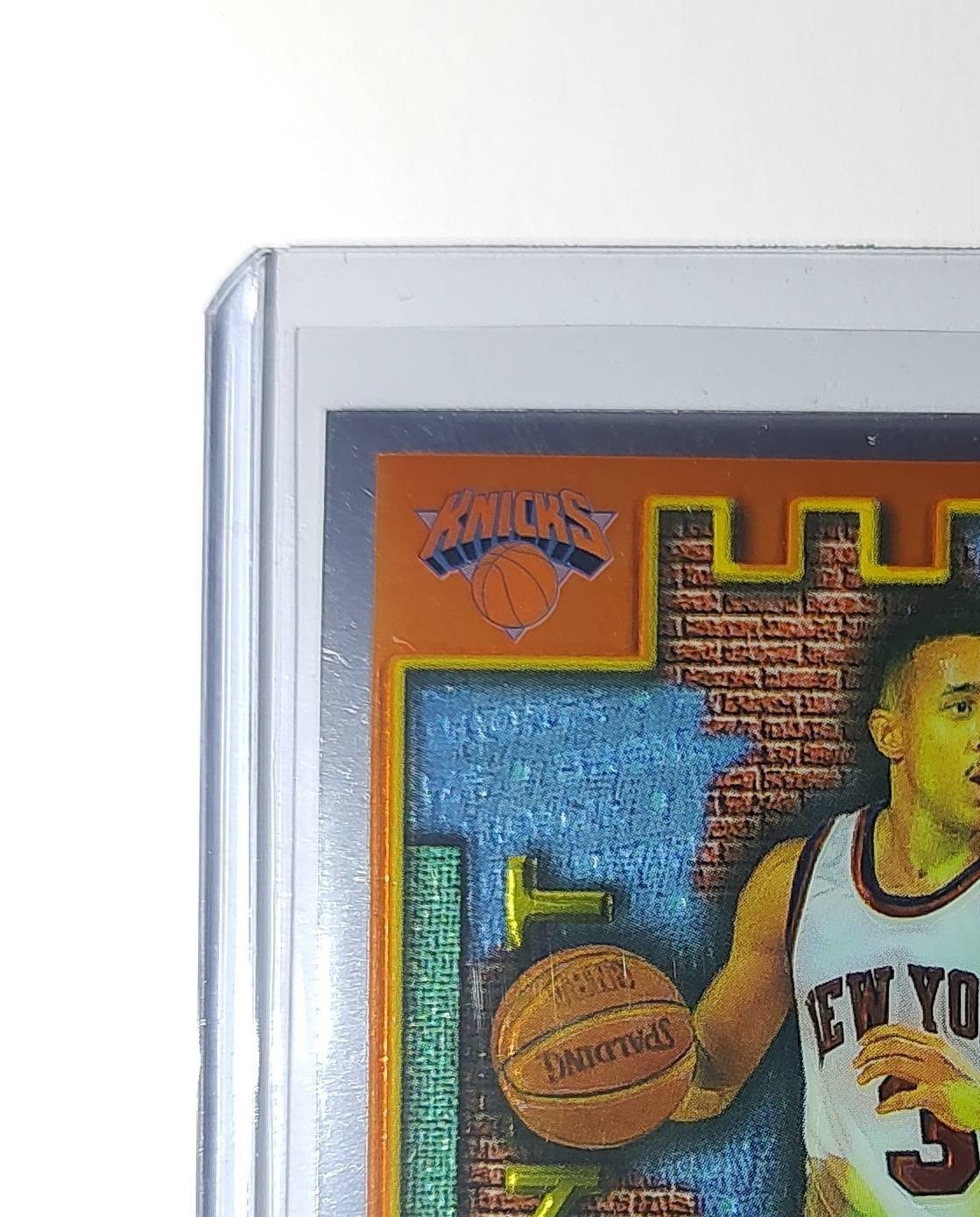 John Starks 1995-96 Topps Finest NBA #M38 Mysterly Knicks