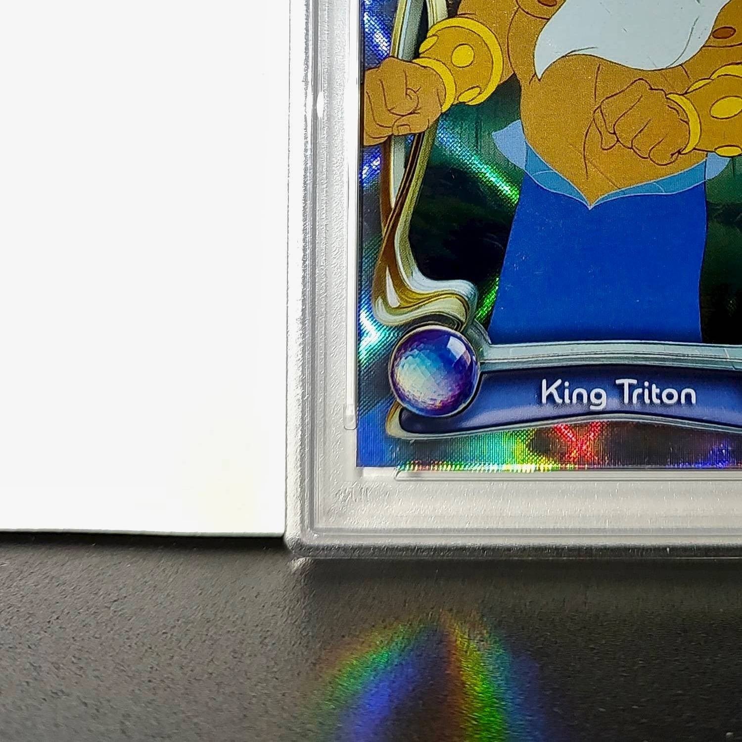 King Triton 2025 Topps Disney #40 Winter Variant Card The Little Mermaid PSA 9