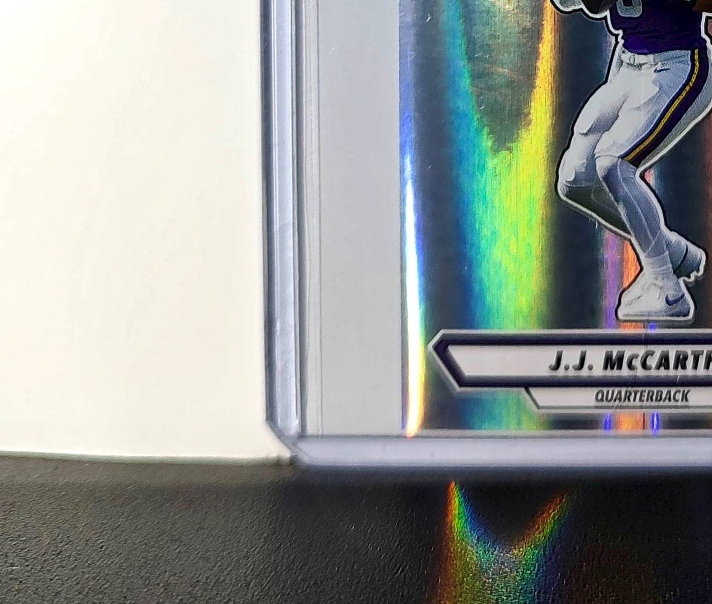 J.J. McCarthy 2025 Panini NFL #421 Foil Sticker Minnesota Vikings
