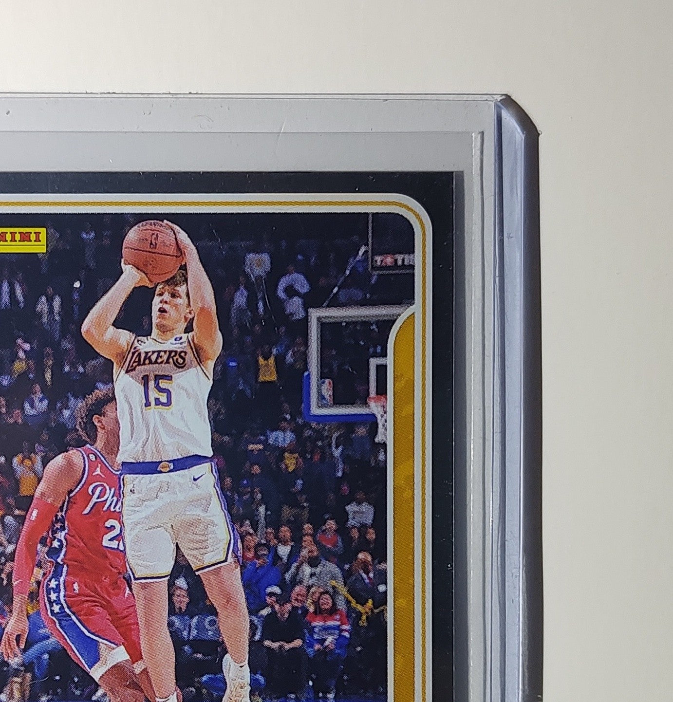 Austin Reaves 2023-24 Panini NBA Sticker Foil Card #34 Los Angeles Lakers