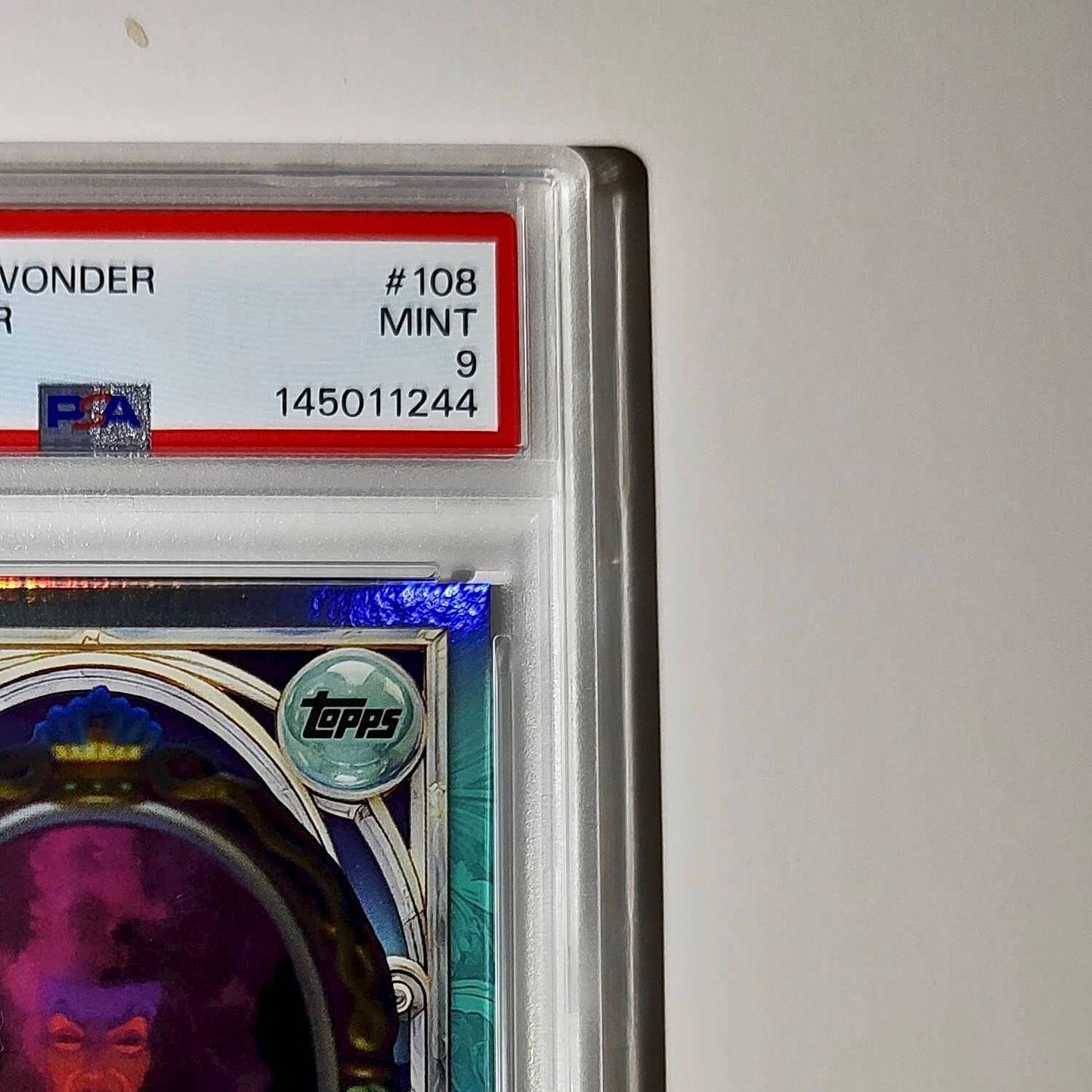Magic Mirror 2025 Topps Disney #108 Snow White and the Seven Dwarfs PSA 9