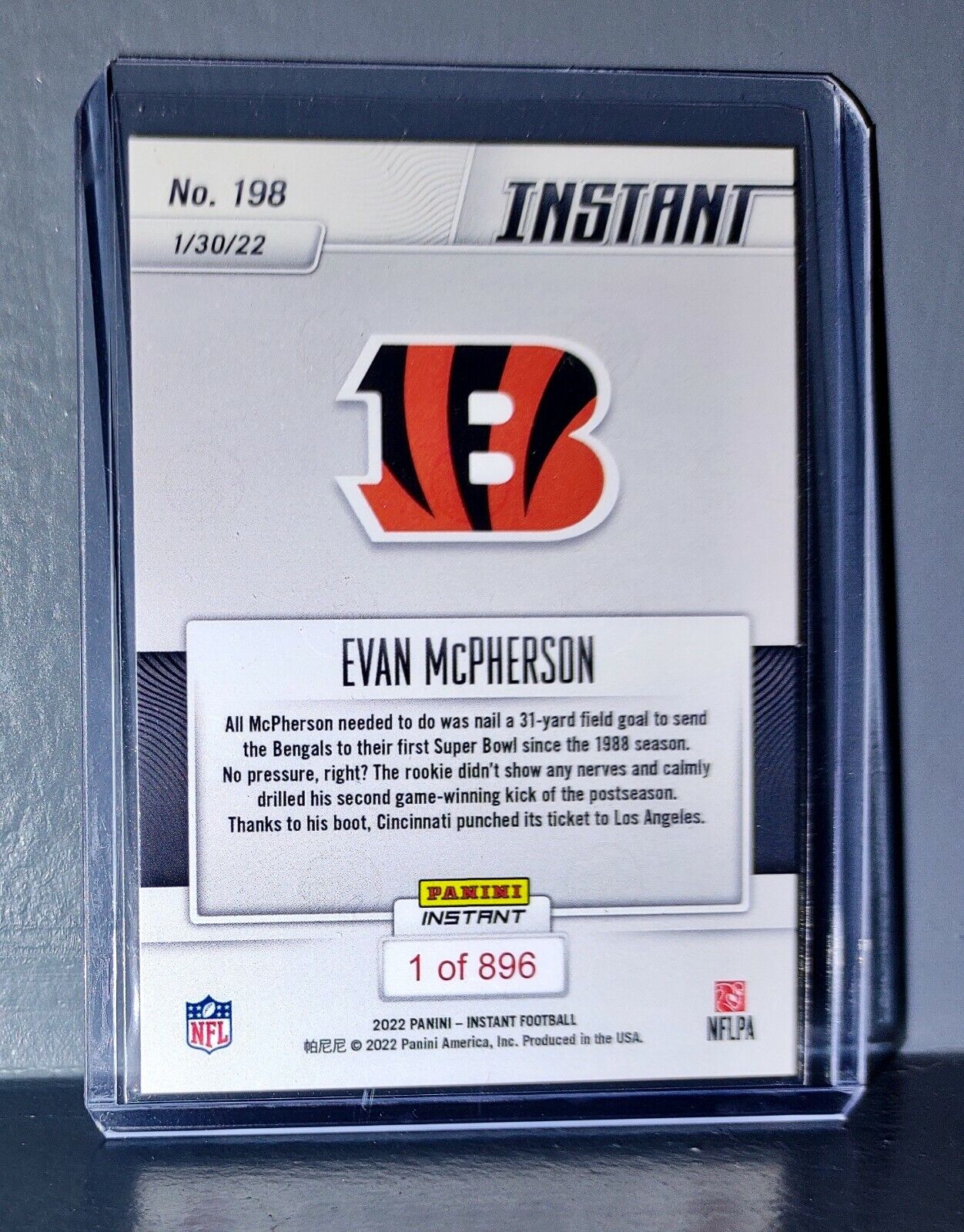 Evan McPherson NFL Panini Playoffs #198 Card 1 of 896