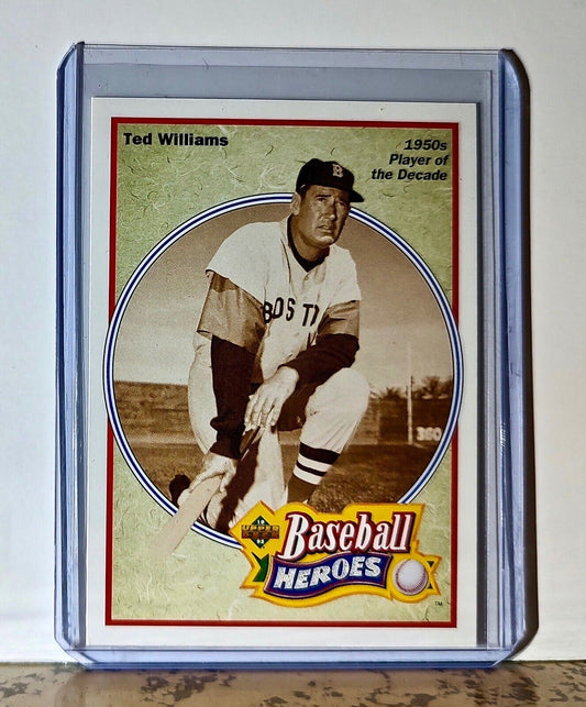 Ted Williams 1992 Upper Deck Baseball Heroes MLB #33 Card Boston Red Sox