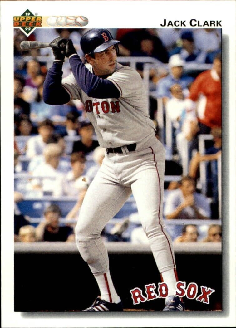 Jack Clark 1992 Upper Deck MLB #521 Baseball Card Boston Red Sox