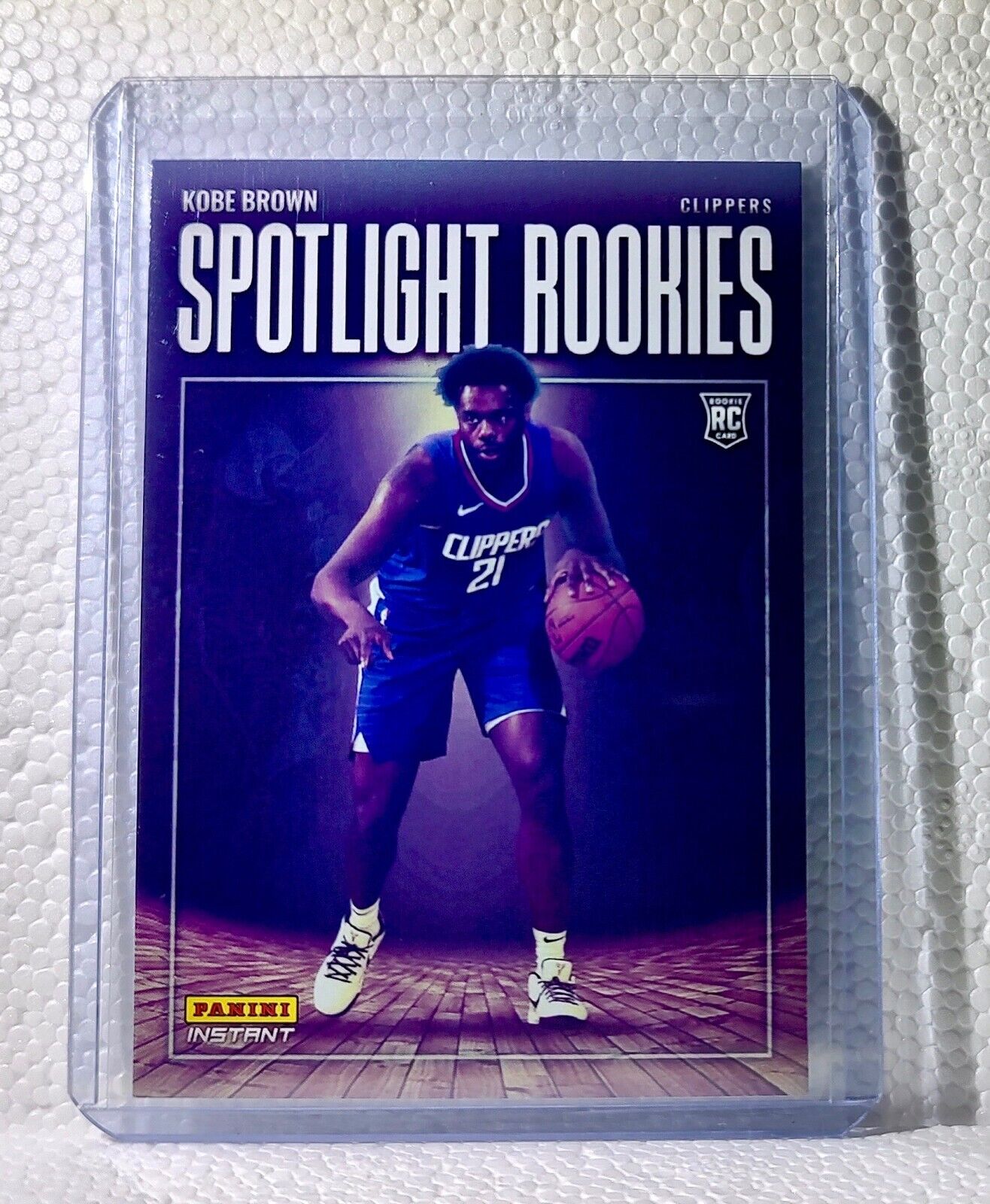 Kobe Brown 2023-24 Panini #30 NBA Spotlight Rookies Basketball Card 1/209