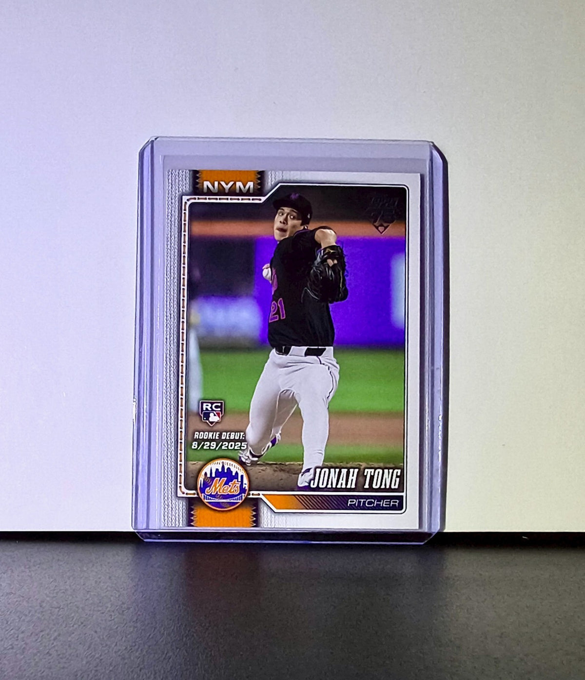Jonah Tong Rookie 2026 Topps Update MLB #US296 Card New York Mets