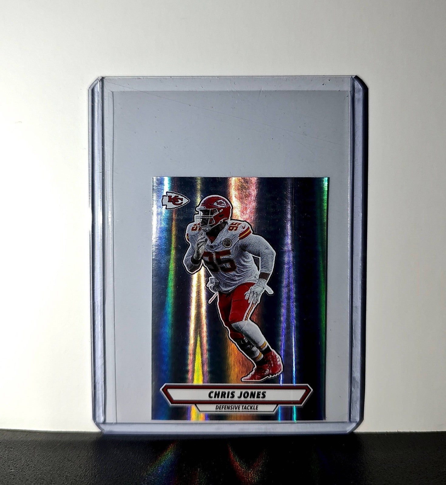 Chris Jones 2025 Panini NFL #247 Foil Sticker Kansas City Chiefs