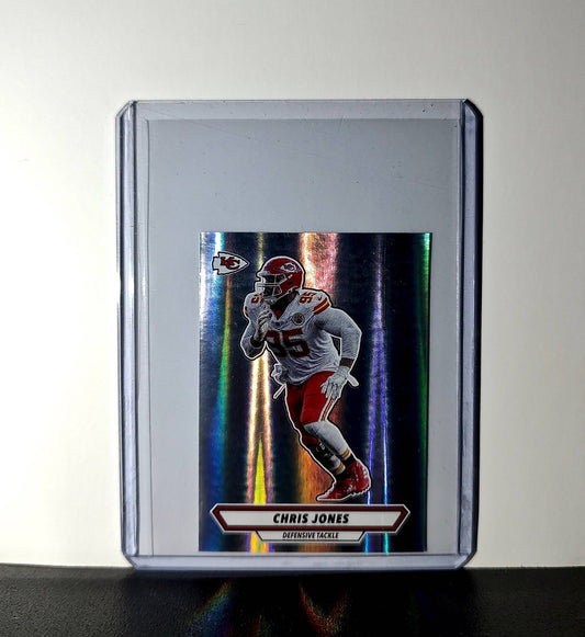 Chris Jones 2025 Panini NFL #247 Foil Sticker Kansas City Chiefs