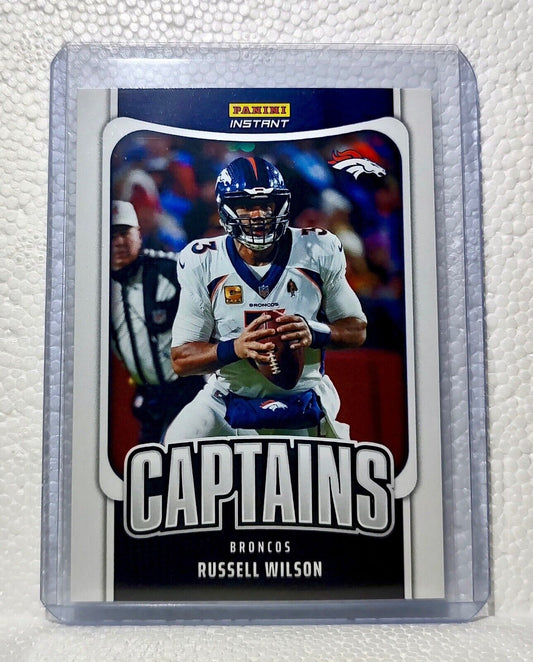 Russell Wilson 2023 Panini NFL Captain #10 Football Card Denver Broncos 1/331