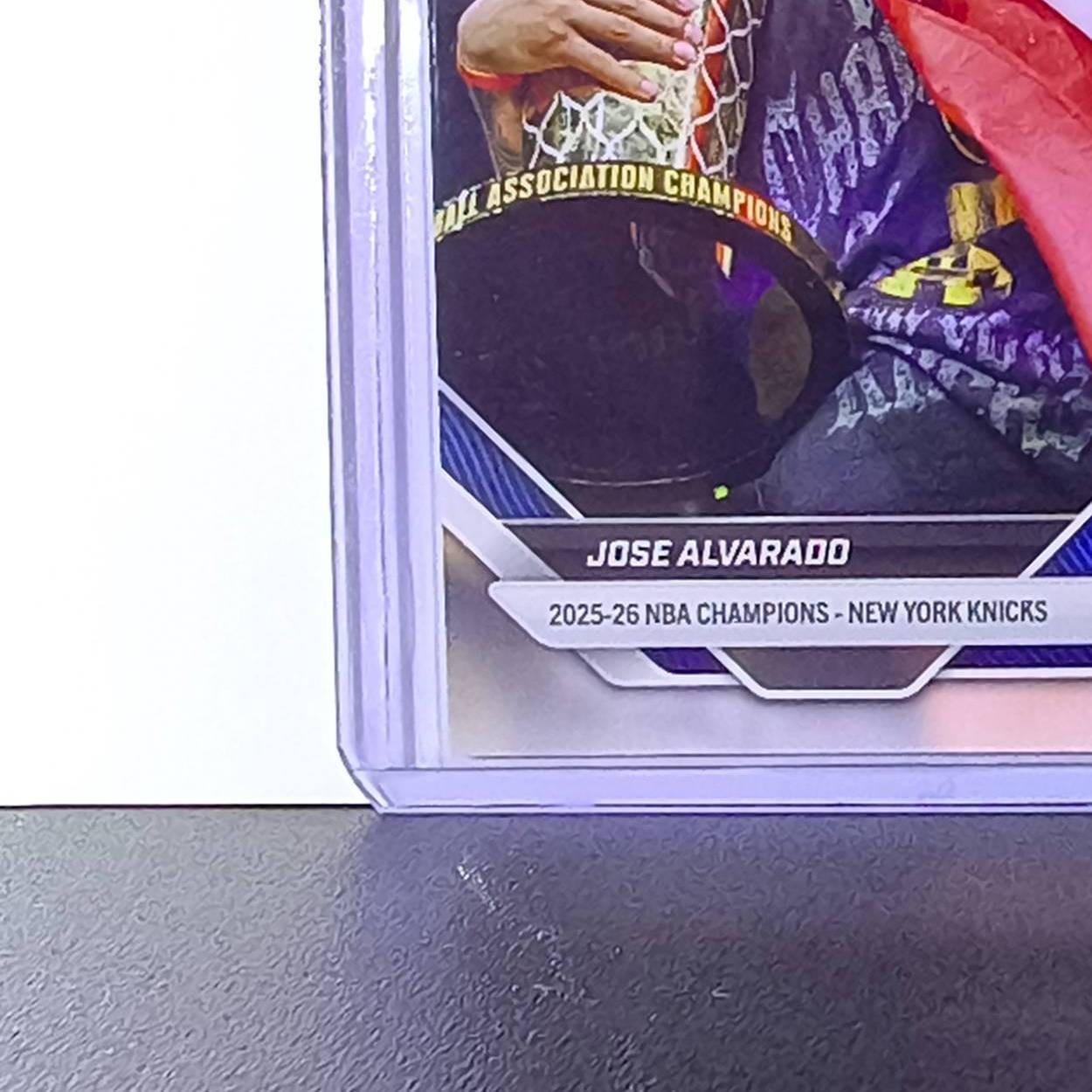 Jose Alvarado 2026 Topps Now NBA Champions #C9-SP Card New York Knicks