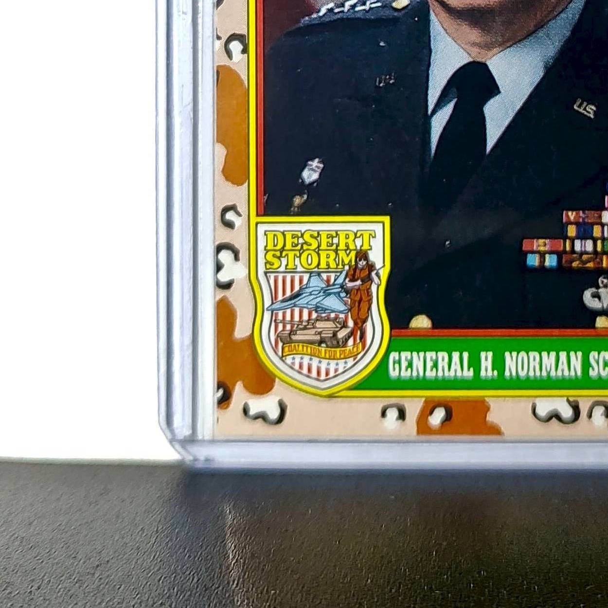 General H. Norman Schwarzkopf 1991 Topps Desert Storm #4 Card