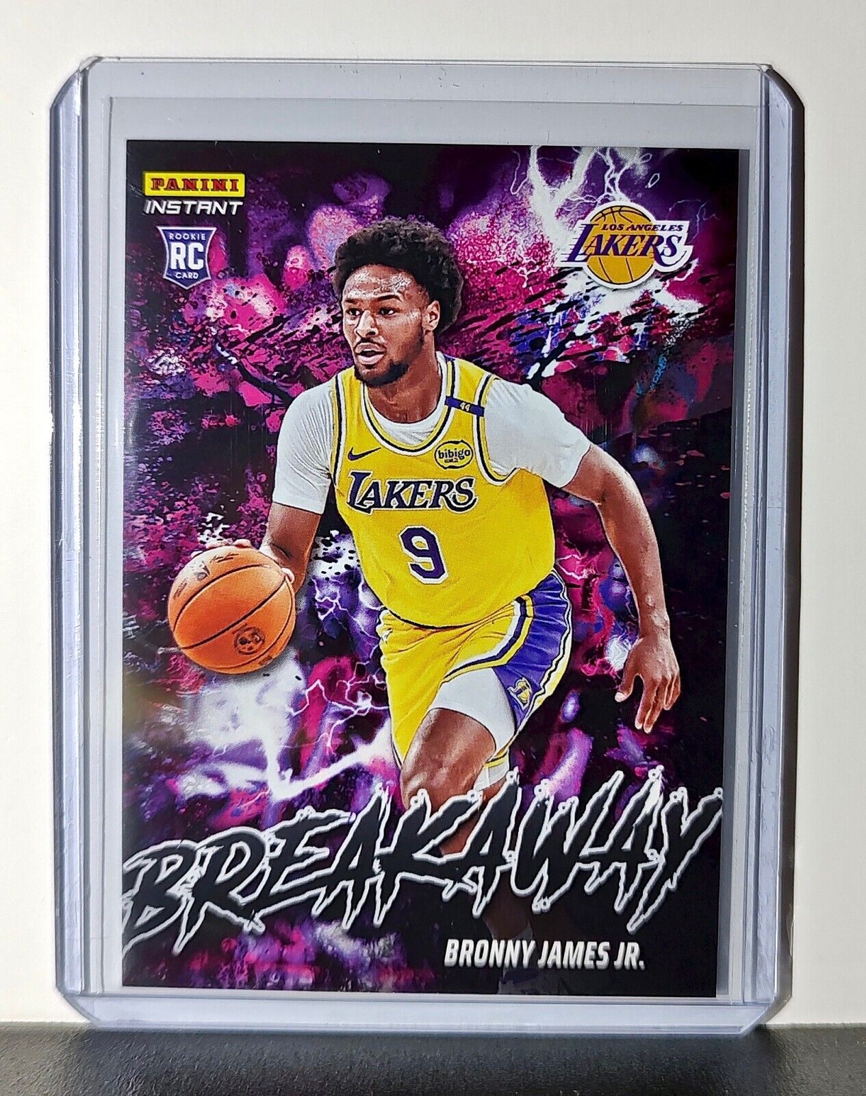 Bronny James Rookie 2024-25 Panini NBA #13 Breakaway Card Lakers 1/1355