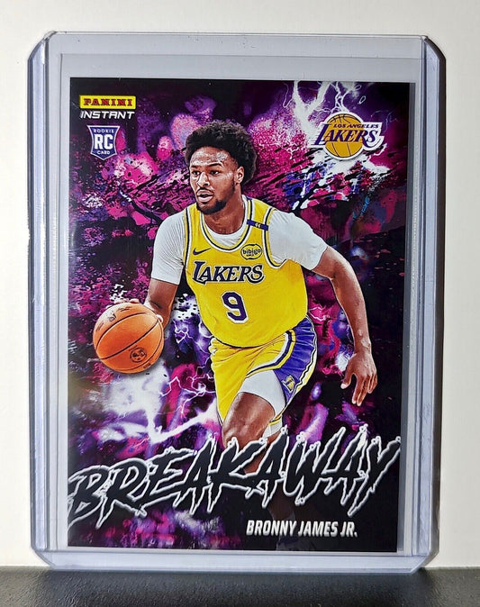 Bronny James Rookie 2024-25 Panini NBA #13 Breakaway Card Lakers 1/1355