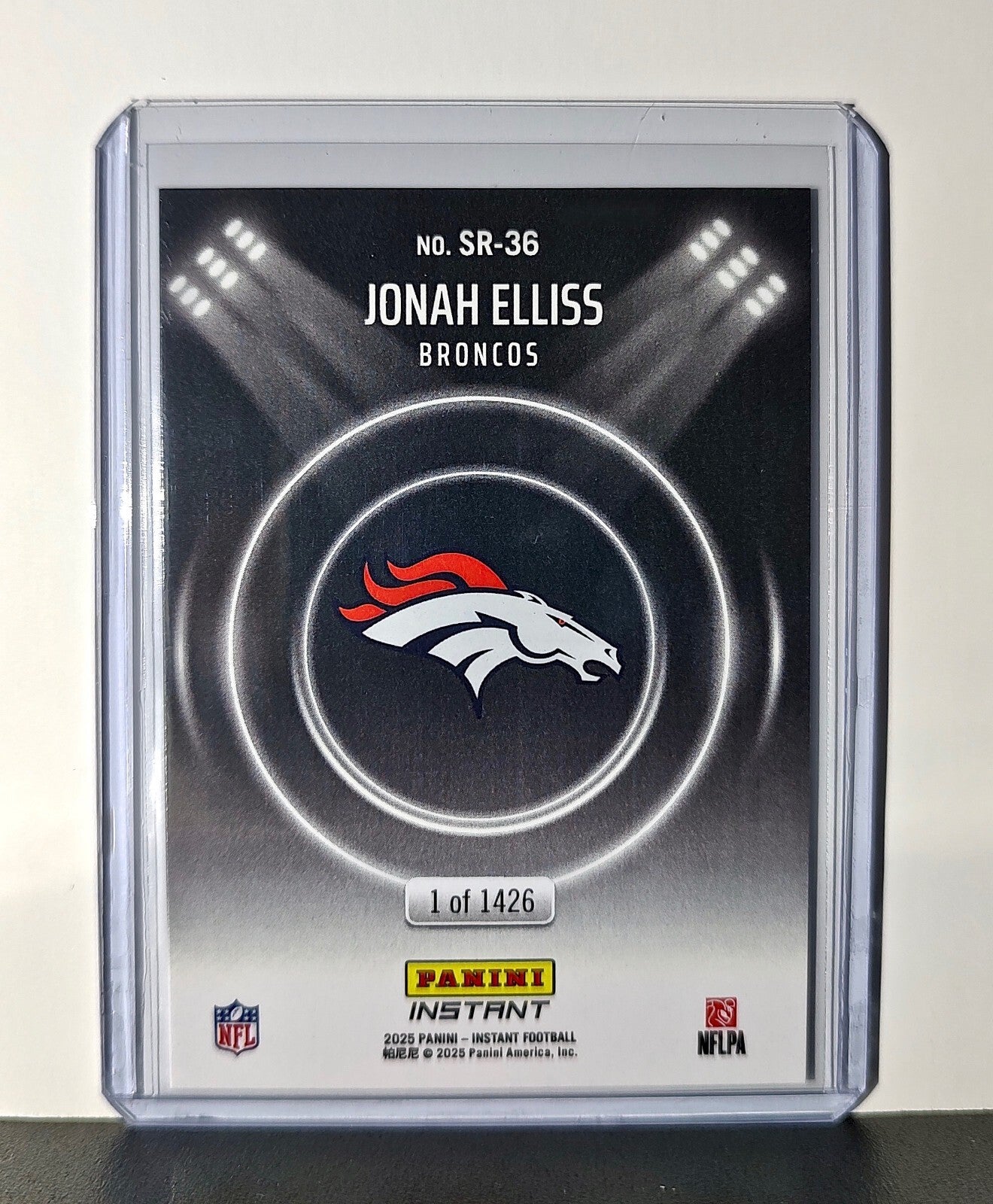 Jonah Elliss Rookie 2024 Panini Spotlight Rookies NFL #36 Card Broncos 1 of 1426