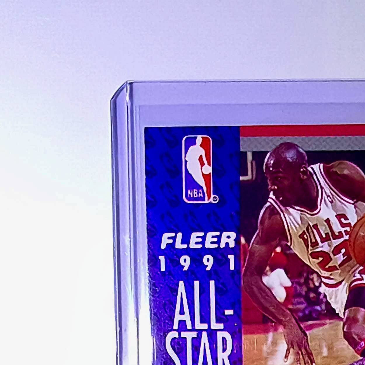 Michael Jordan 1991-92 Fleer All-Star Team #211 Basketball Card Chicago Bulls