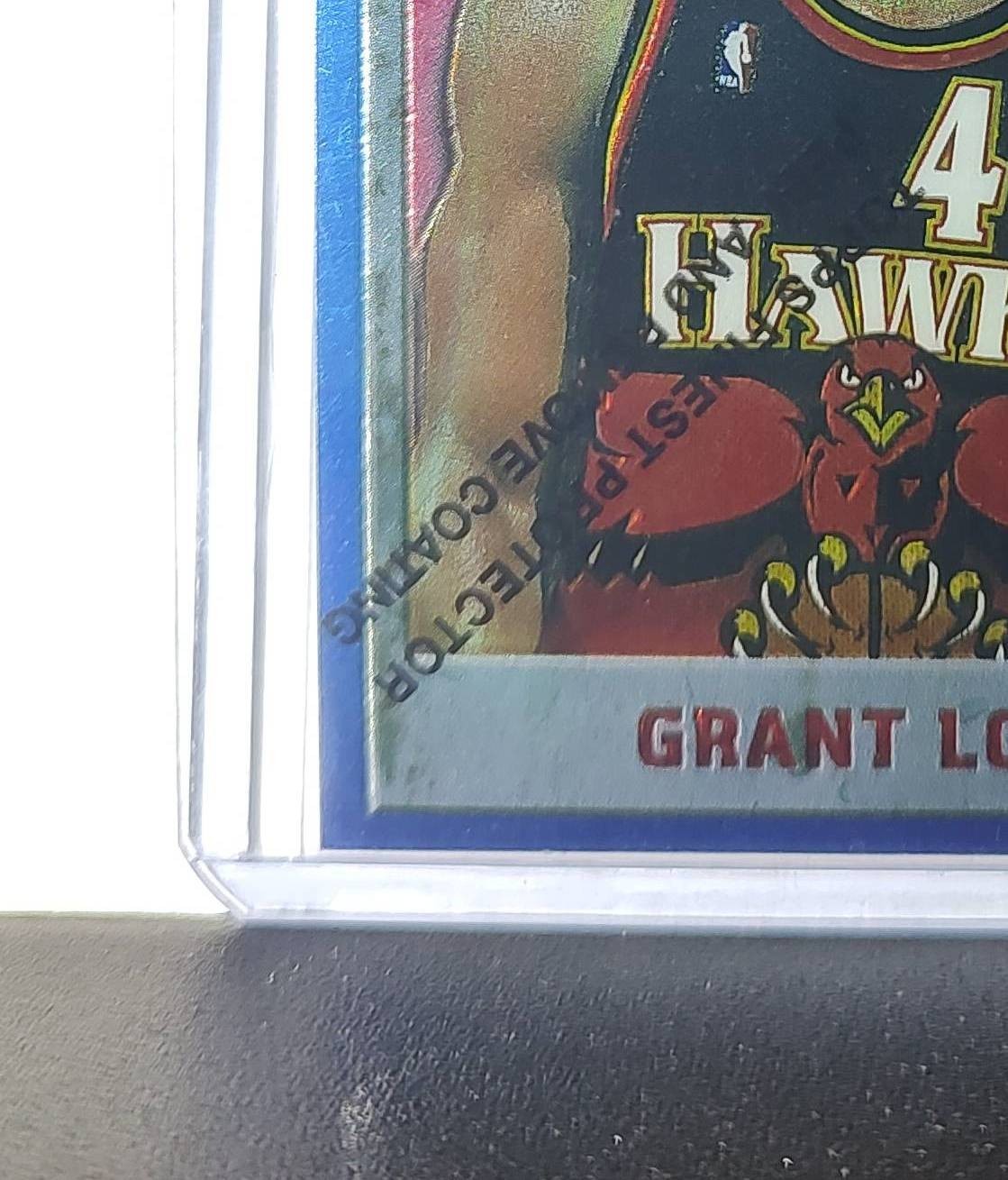 Grant Long 1995-96 Topps Finest NBA #244 Card Atlanta Hawks