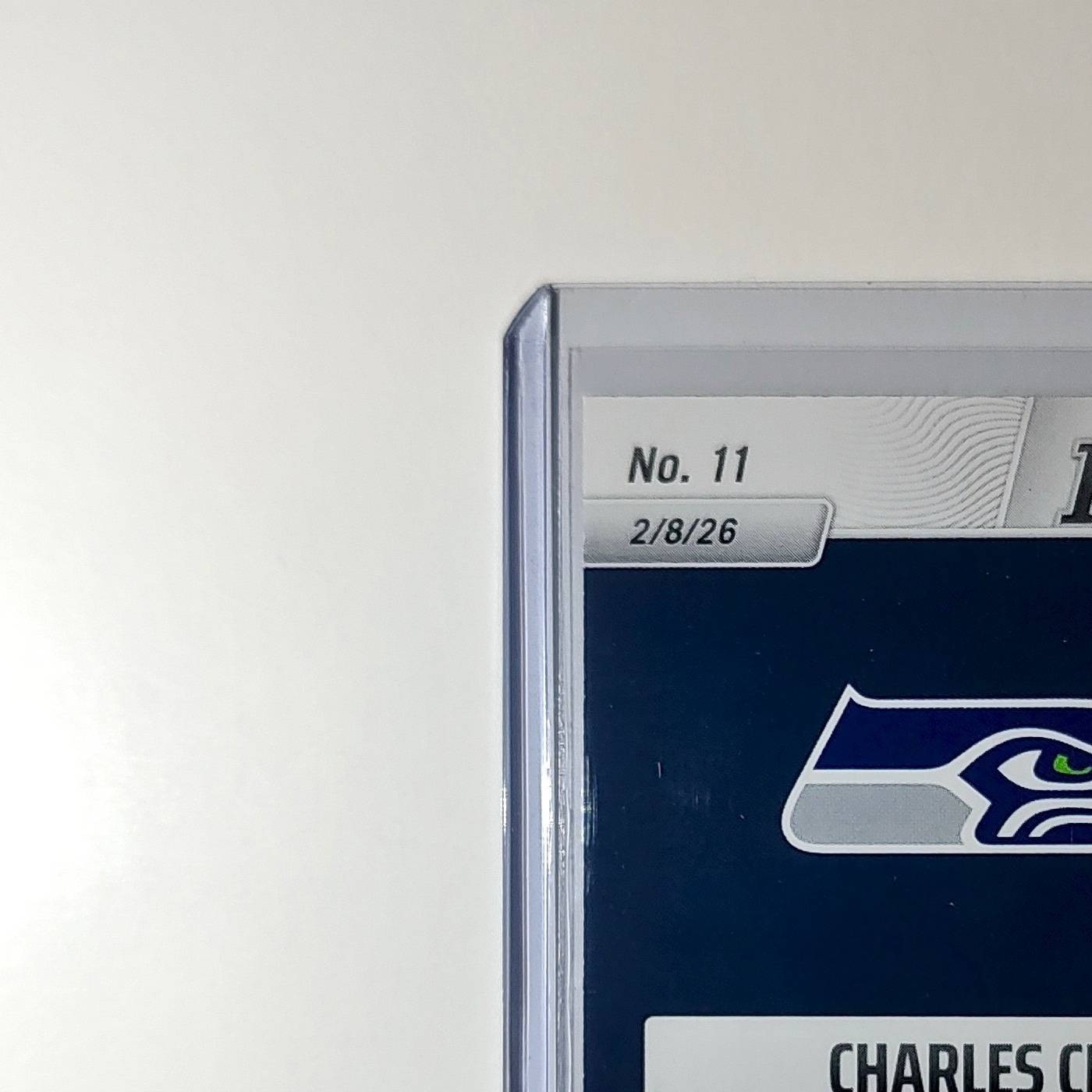 Charles Cross 2026 Panini NFL Super Bowl LIX Champions #11 Card Seattle Seahawks