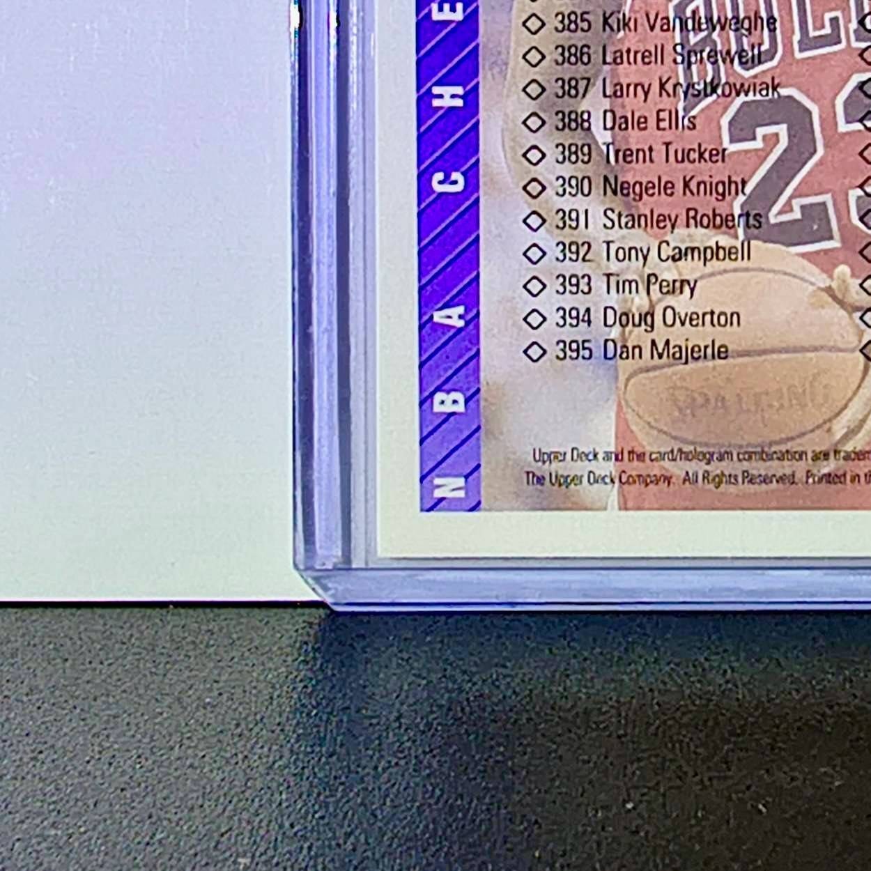 Michael Jordan 1992-93 Upper Deck Checklist #419 Basketball Card Chicago Bulls