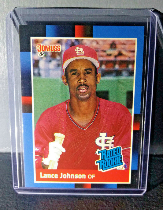 1988 Lance Johnson Donruss Rated Rookie #31 Baseball Card