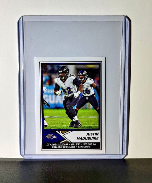 Justin Madubuike 2024 Panini NFL Sticker #113 Baltimore Ravens