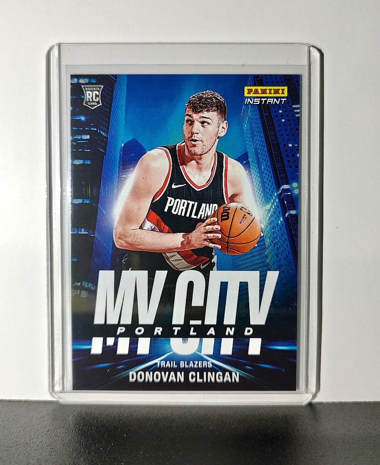Donovan Clingan Rookie 2024-25 Panini MyCity NBA #24 Card Trail Blazers 1/268