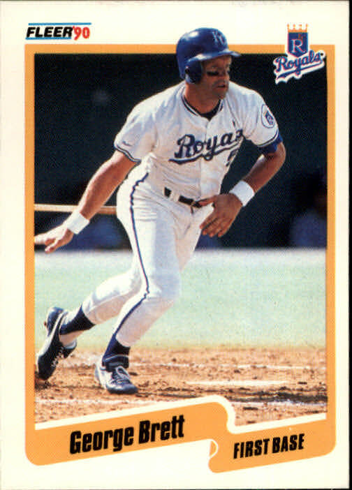 1990 George Brett Fleer Baseball Card #103