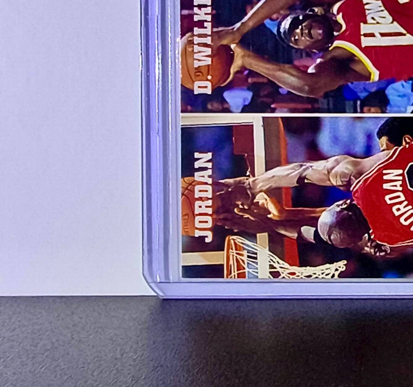 Michael Jordan Wilkins Malone 1993-94 NBA Hoops League Leaders #283 Card Bulls