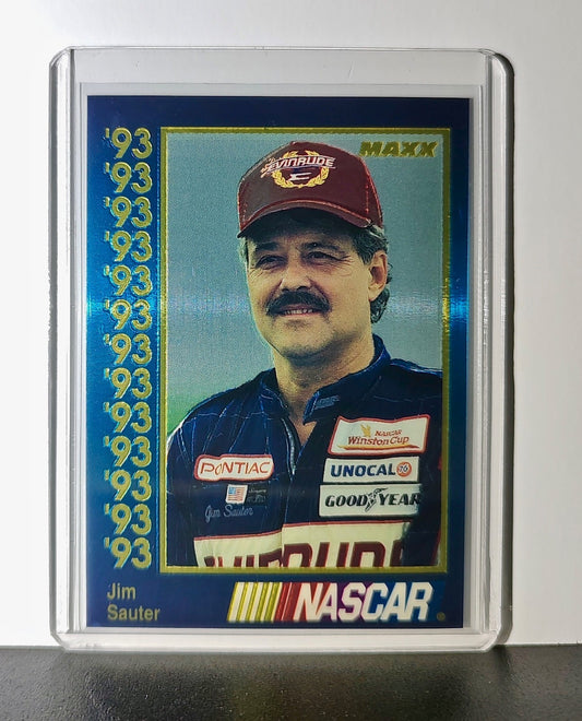Jim Sauter 1993 Maxx Premier Plus Racing #58 NASCAR Card Mueller Brothers Racing