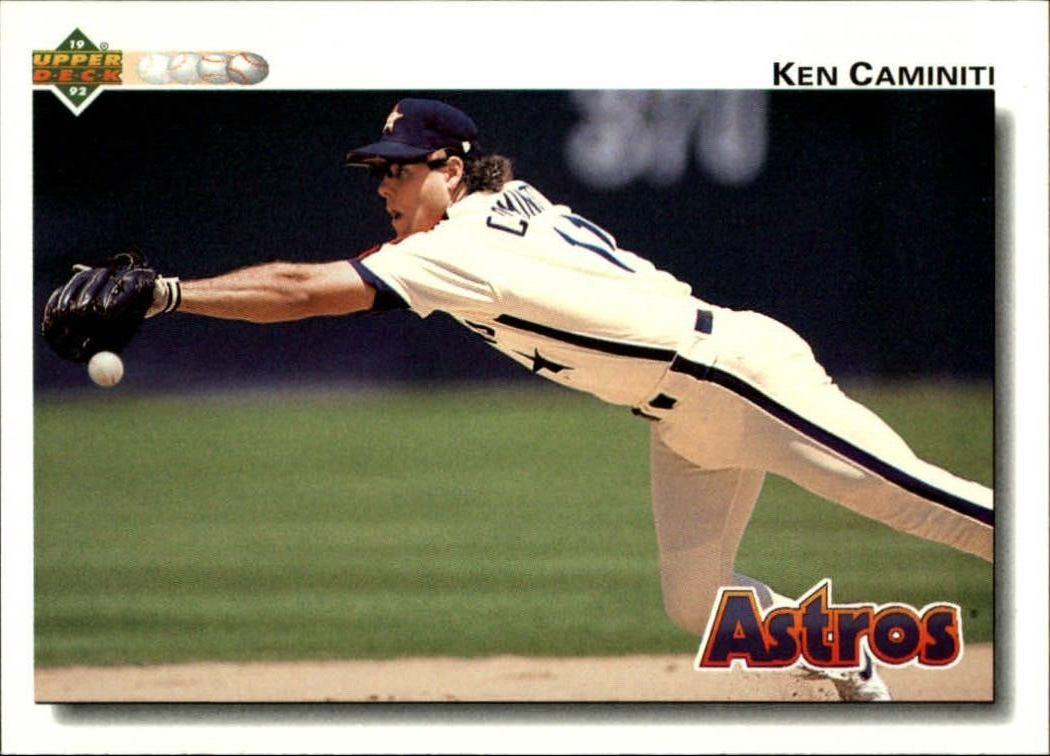 Ken Caminiti 1992 Upper Deck MLB #279 Baseball Card Houston Astros