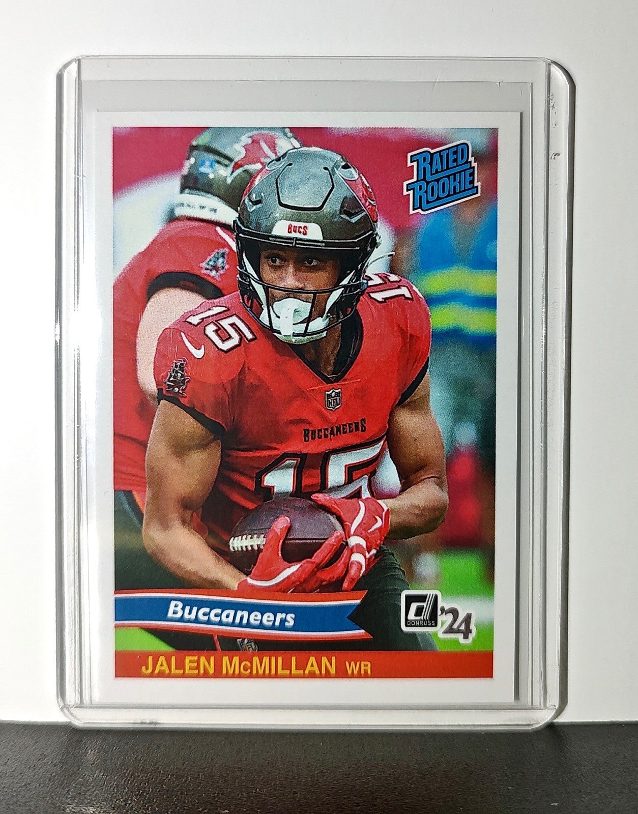 Jalen McMillan Rookie 2024 Panini Rated Rookie Retro NFL #32 Buccaneers 1 of 890