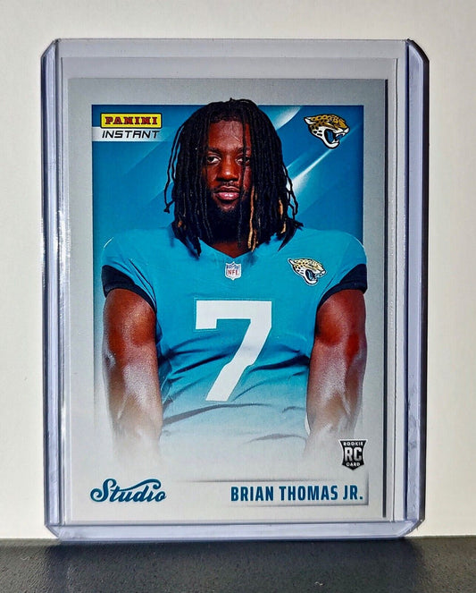 Brian Thomas Jr. 2024 Panini NFL Studio Rookies #5 Card Jaguars 1/1672