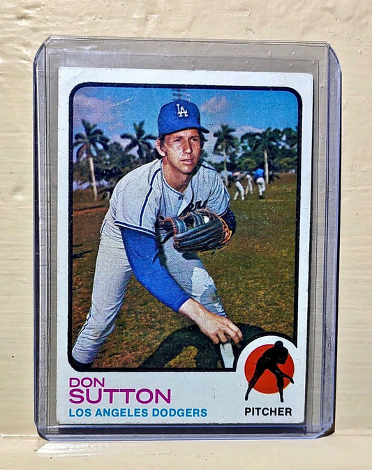 Don Sutton 1973 Topps MLB #10 Baseball Card Los Angeles Dodgers