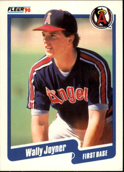 1990 Wally Joyner Fleer Baseball Card #136