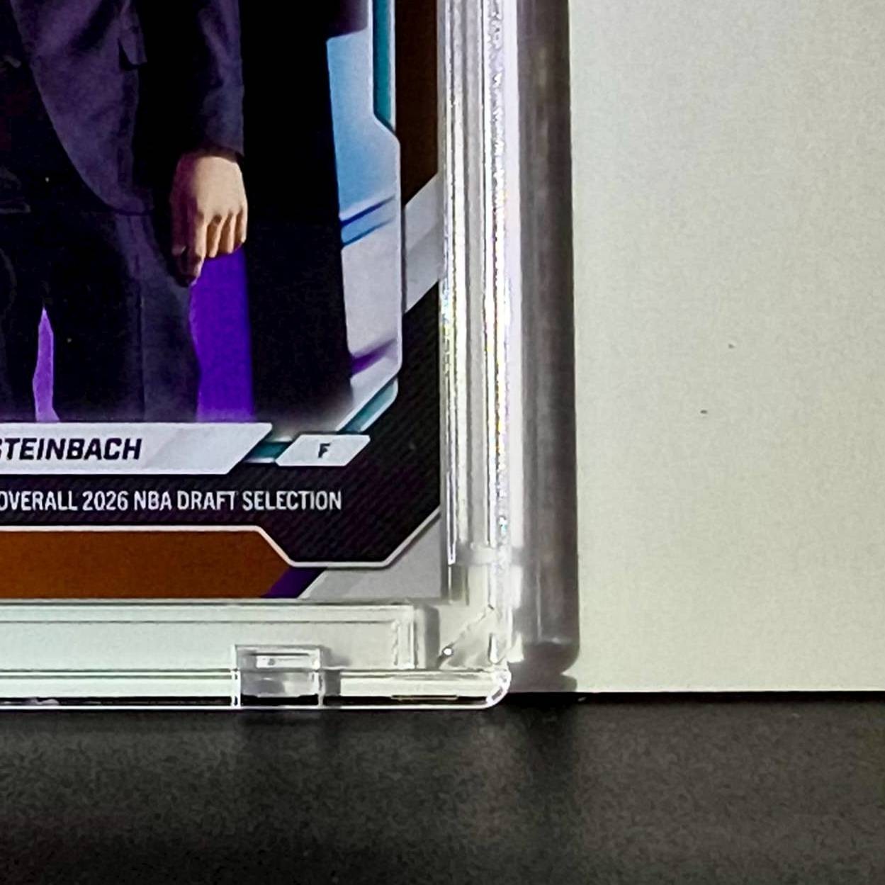 Hannes Steinbach Rookie 2026-27 Topps NBA Draft #HSTE Orange Foil 07/25 Hornets
