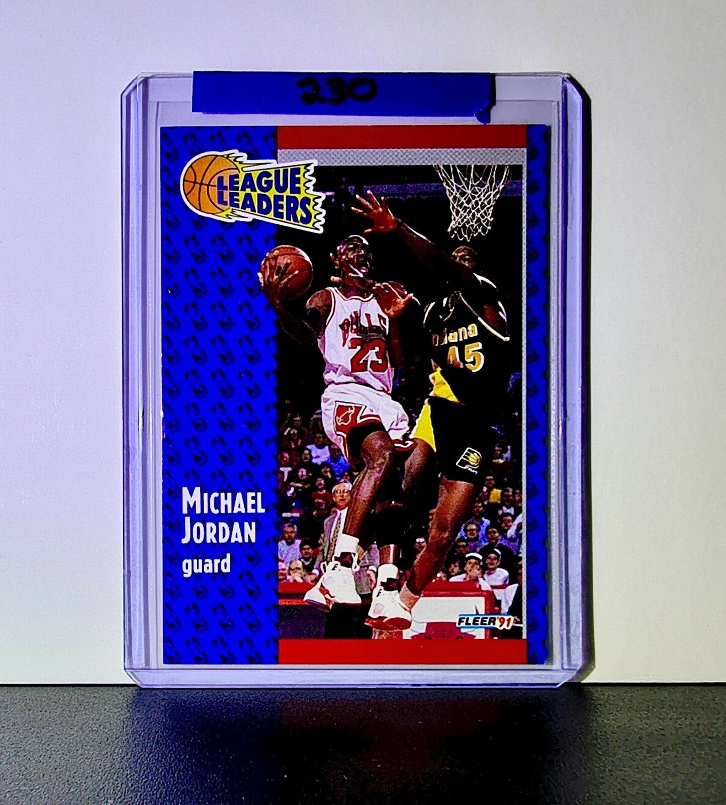 Michael Jordan 1991-92 Fleer League Leaders #220 Basketball Card Chicago Bulls