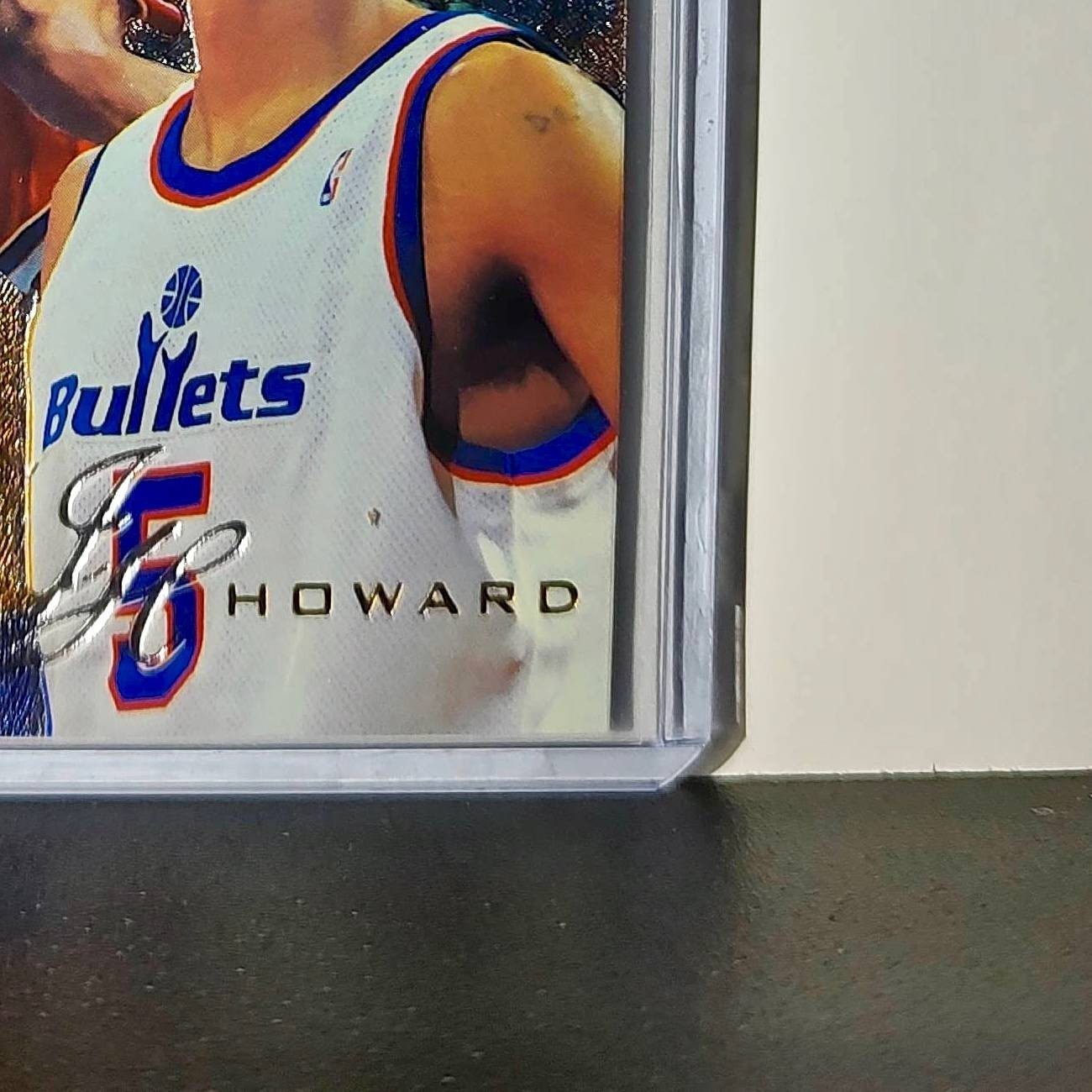 Juwan Howard 1995-96 Flair NBA #145 Card Washington Bullets