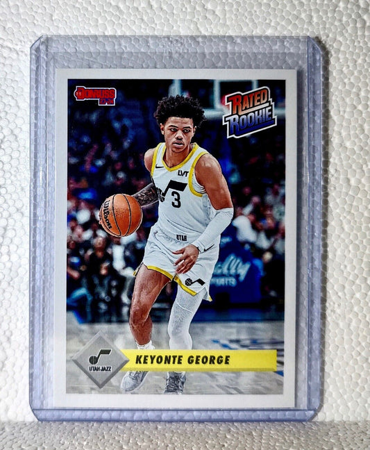 Keyonte George 2023-24 Panini NBA #4 Rated Rookie Retro Card Utah Jazz 1/715