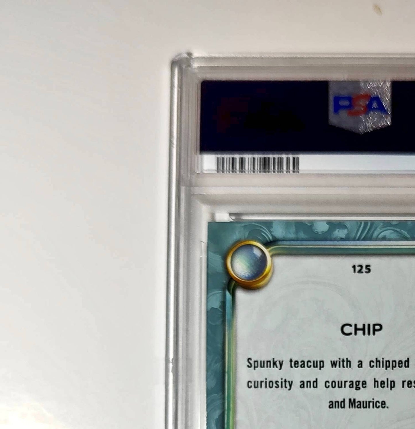 Chip 2025 Topps Disney Wonder #125 Diamond Card Beauty and the Beast PSA 9