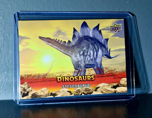 2015 Upper Deck Dinosaurs Stegosaurus Extinction Red Parallel #6 Card