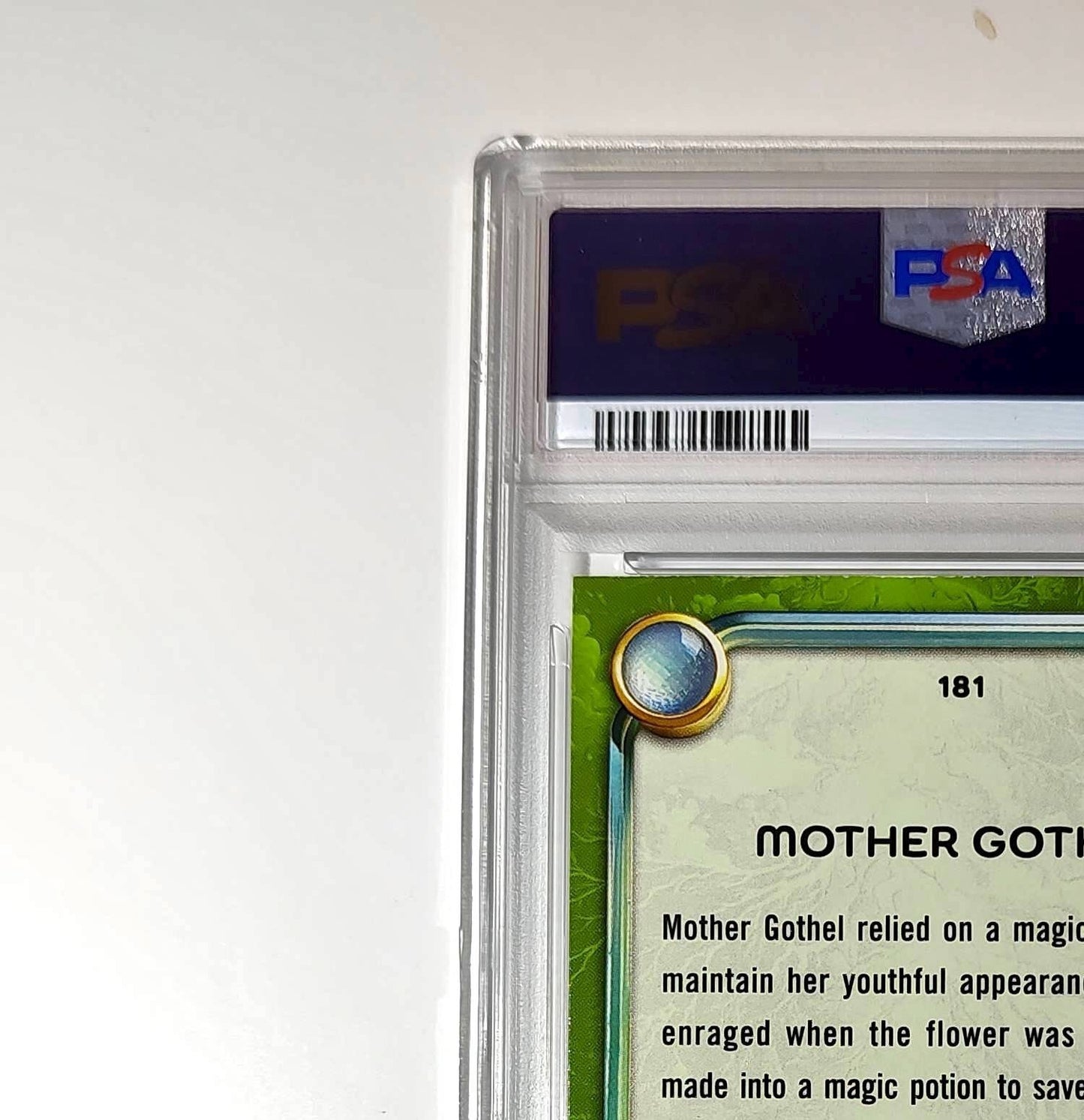 Mother Gothel 2025 Topps Disney Wonder #181 Card Tangled PSA 8