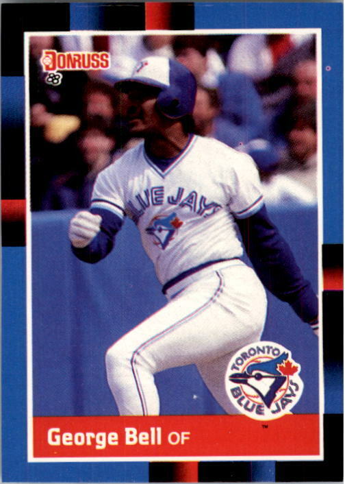 1988 George Bell Donruss Baseball Card #656